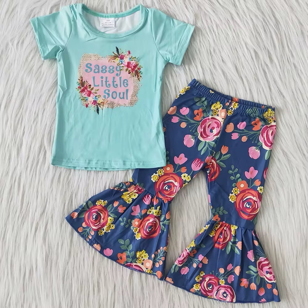 Sassy Little Soul Outfit with Floral Pants